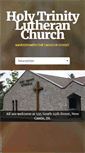 Mobile Screenshot of holytrinitync.org
